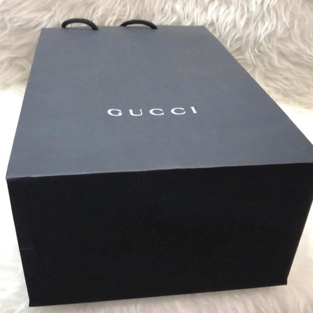 🆕 Gucci Black Shopping Bag - Picture 7 of 9